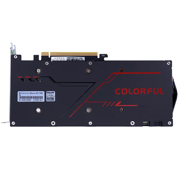 Оригинальная Красочная видеокарта GeForce RTX 2060 Gaming GT 6GB 1365MHz GDDR6 192bit 12nm HDMI DVI