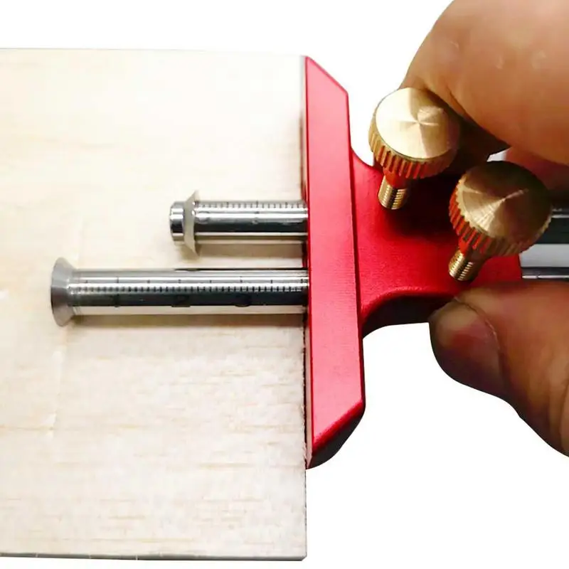 

European Double - Headed Wood Marking Gauge Line Raft Scriber Woodworking Measurement Mark Tool