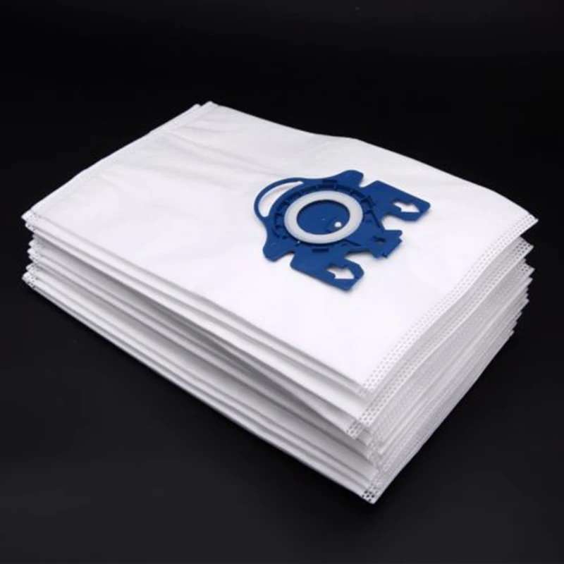 

12 Pc Kit Vacuum Cleaner Bags For Miele GN 3D Complete C2 C3 S8 S5210 S5211 Top