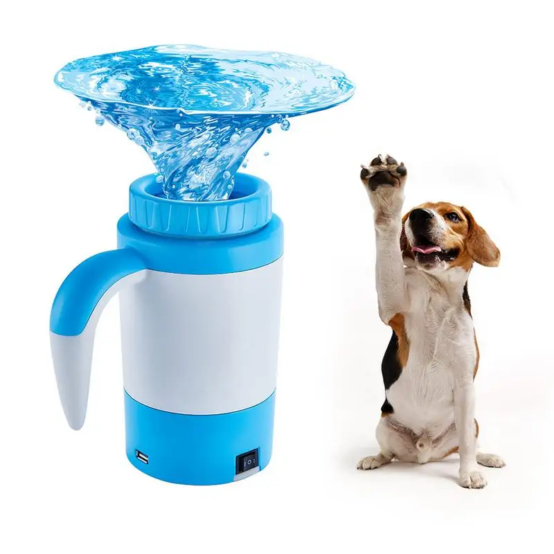 Soft Gentle Silicone Portable Pet Paw Cleaner USB Rechargeable