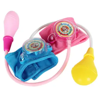 

1pcs Children's Simulation Family Doctor Toy Play House Nurse Doll Blood Pressure Playset Toy Doctor Kit Simulation