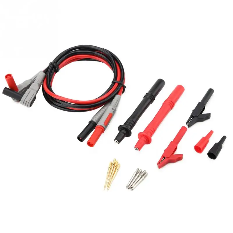 

P1300B Electronic Digital Multimeter Test Leads Kit Clips Replaceable Probe Tips Set Tools