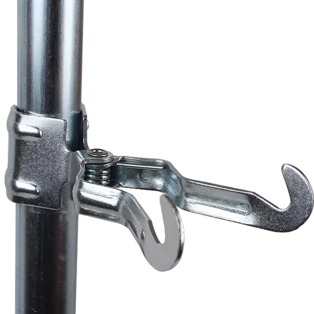 

5Pcs Durable Iron Practical Camping Light Hooks Silver Bracket Tool Tent Accessories Fixed Multi-Purpose Metal Clip Outdoor