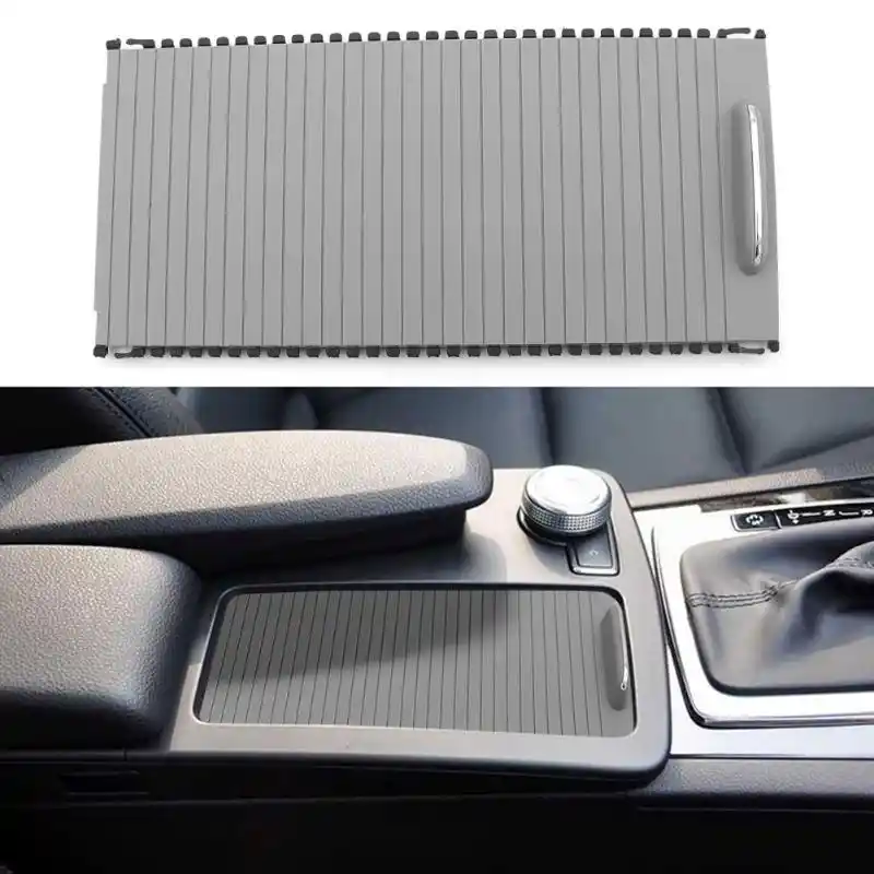 Vodool Auto Center Console Armlehne Tasse Halter Abdeckung Schiebe Rollos Fur Mercedes Benz C Klasse W204 S204 E Klasse W212 S212 Stowing Tidying Aliexpress