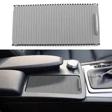 VODOOL Автомобиля Крышка центральной консоли слайд шторка для Mercedes Benz C-Class W204 E-класс W212 авто воды чашка-держатель для хранения отделкой