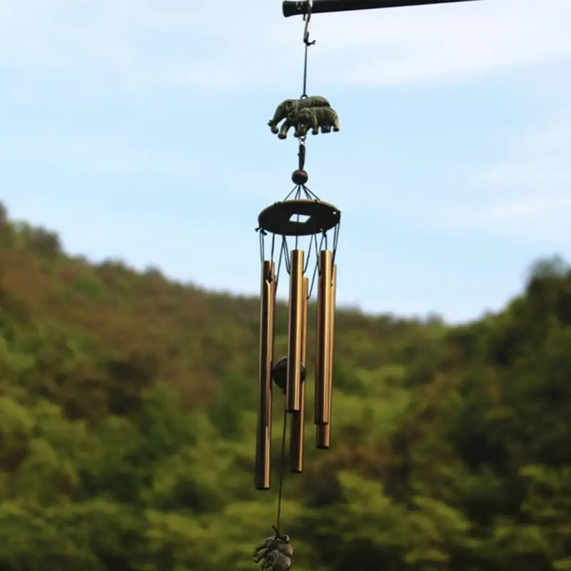 

Amazing Grace Deep Resonant 6 Tube Windchime Chapel Bells Wind Chimes Door Wall Hanging Home Dec