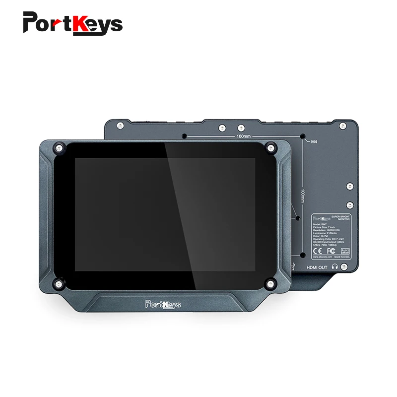 7 дюймовый супер яркий полевой монитор PortKeys BM7 2000nit HDMI/3G SDI Full HD с 3D LUT и HDR
