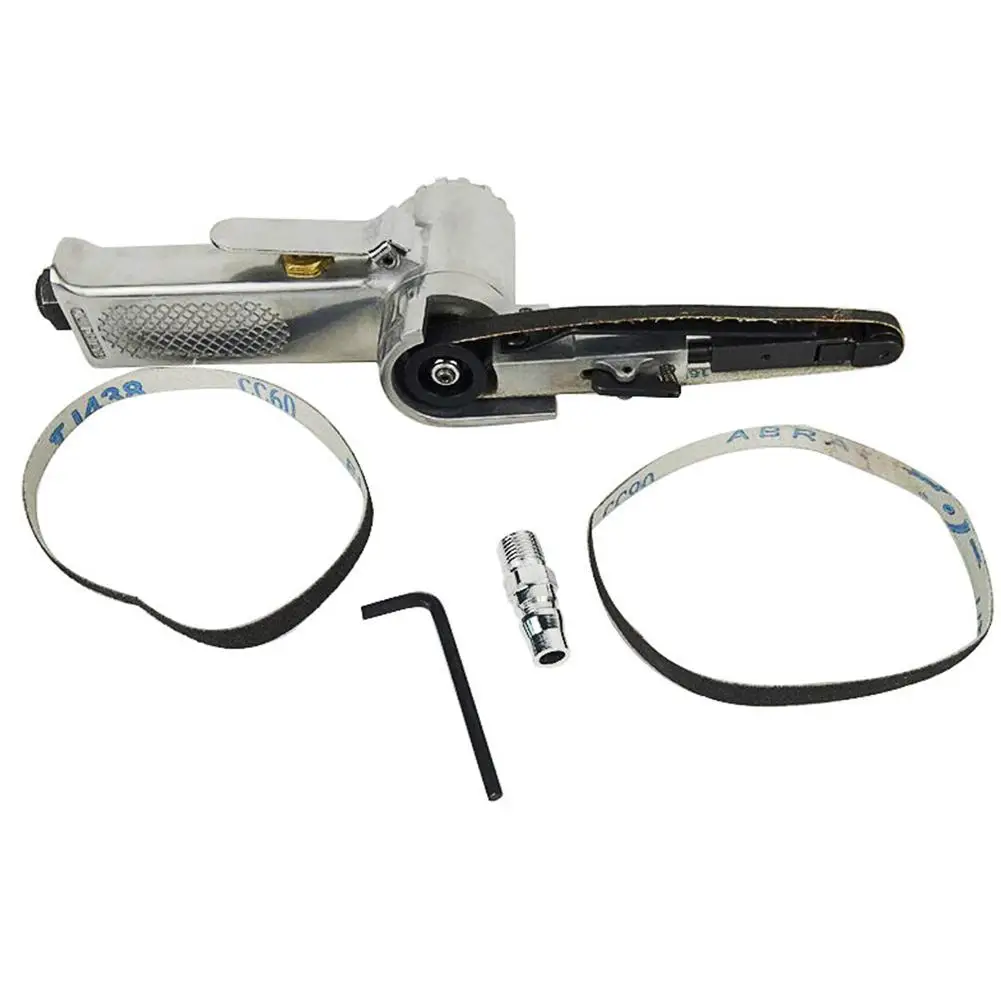 

LanLan Power Tool Air Belt Sander Air Angle Grinding Machine for Air Compressor Sanding Pneumatic Tool Set