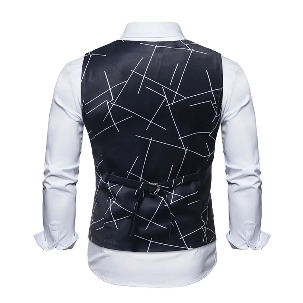 Новое поступление 2018 года платье вязаные жилеты для женщин мужчин Slim Fit s костюм