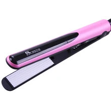 SURKER HD-916 керамическое Выпрямление гофрированного щипцы для завивки Инструменты для укладки волос бигуди ЕС вилка