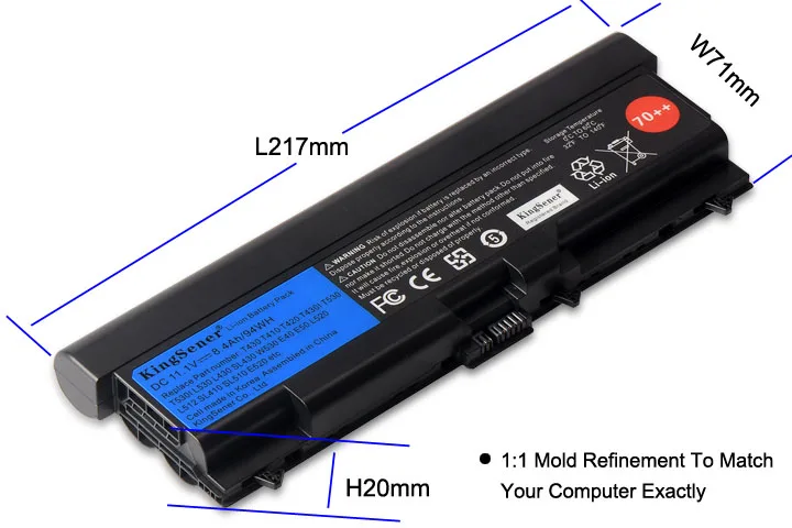 KingSener Корея сотовый ноутбук Батарея для lenovo ThinkPad T430 T430I T530 T530I W530 SL430 SL530 L430 L530 45N1007 45N1006