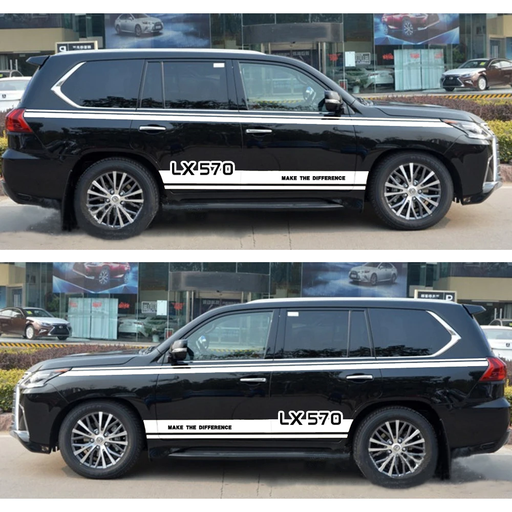 Наклейки сделай сам на заказ для кузова автомобиля Lexus LX570 двухсторонняя наклейка