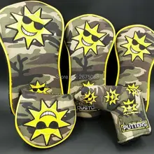 Гольф Вудс и гибридный Лезвие Чехол для короткой клюшки высокое качество из искусственной кожи крышка головки 4 шт./компл