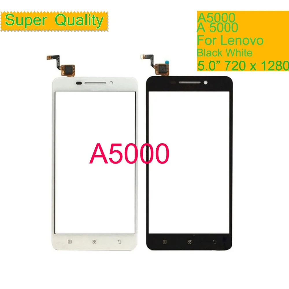 10 шт./лот для Lenovo A5000 A 5000 сенсорный экран дигитайзер сенсорная панель передняя