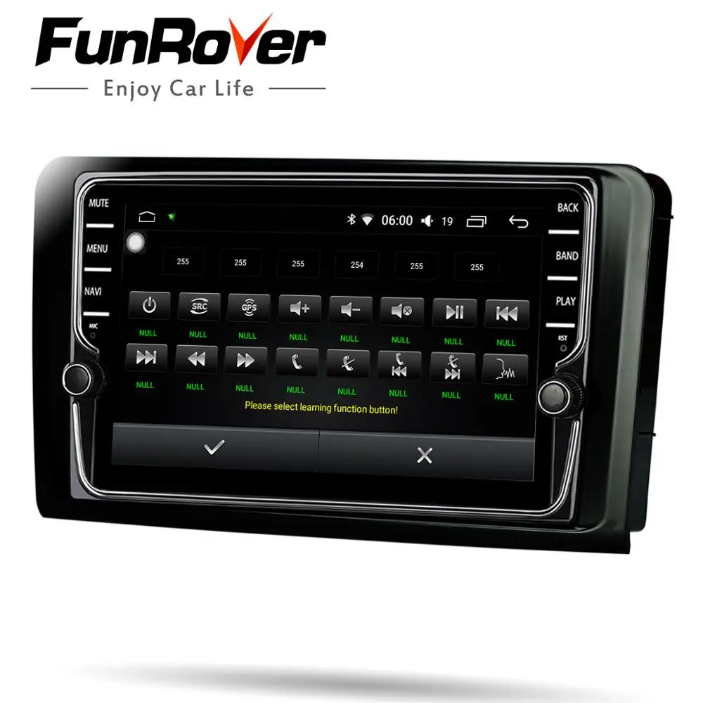 Discount Funrover IPS 2 Din Car Multimedia gps player Android 8.0 DVD Radio Player For Mercedes/Benz/ML/GL CLASS W164 ML350 ML500 GL320 2