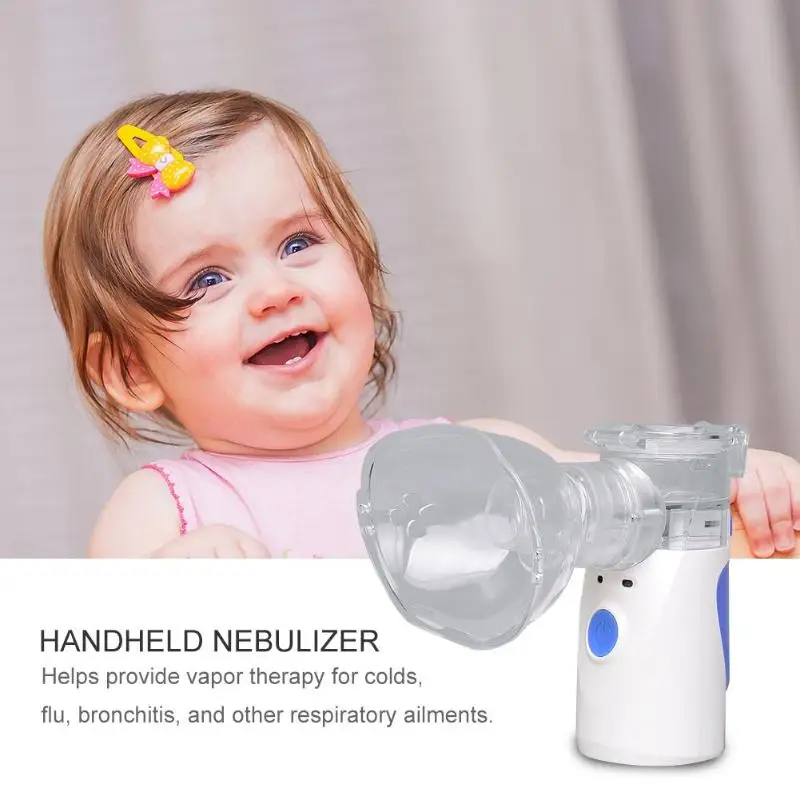 

Portable Ultrasonic Nebulizer Handheld Inhaler Respirator Humidifier Kit Health Care Handheld Inhaler Machine