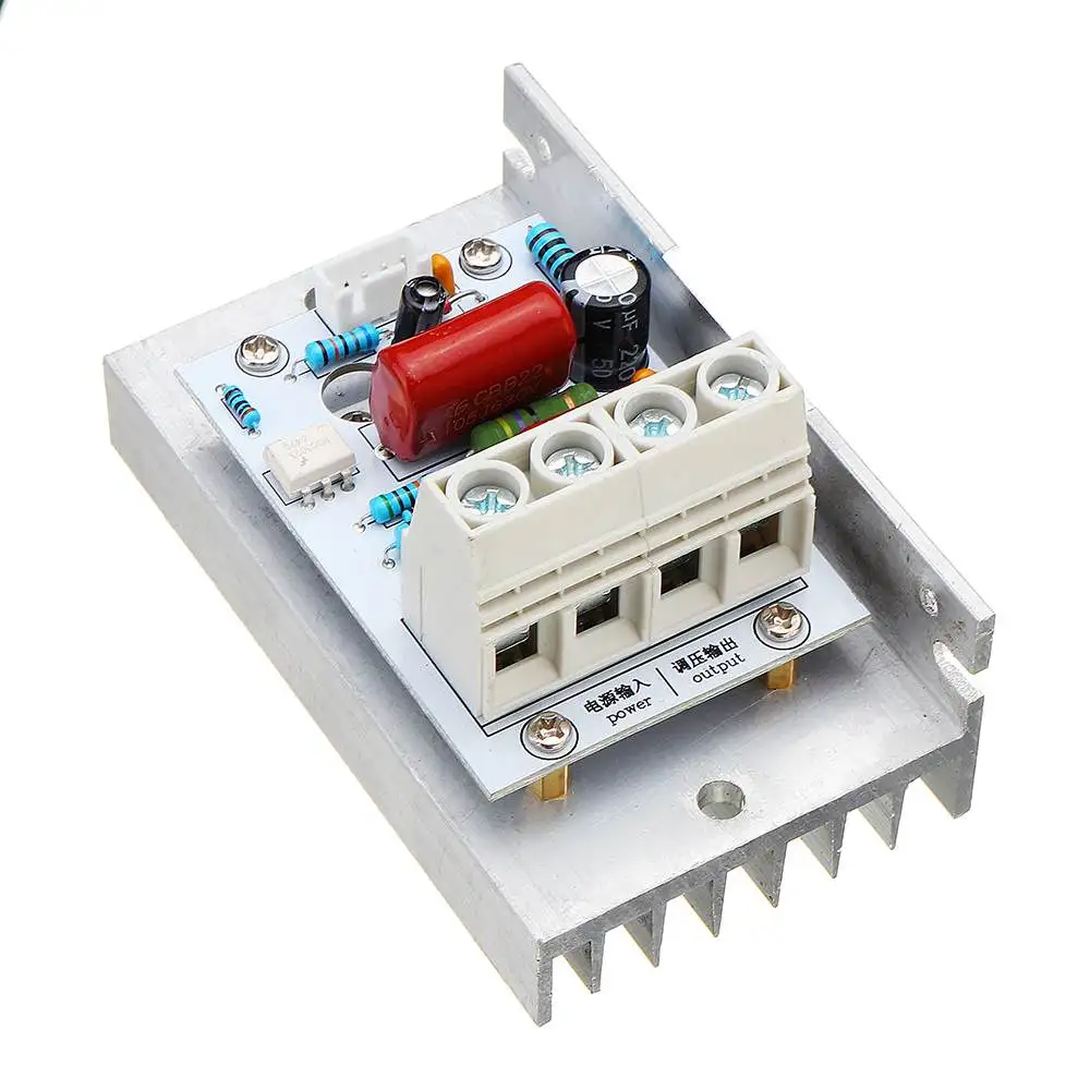 CLAITE AC 220V 10000W 80A цифровое управление SCR Электронный регулятор напряжения скорости