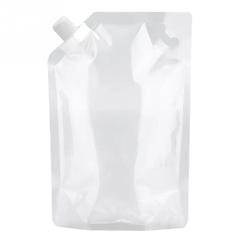 20Pcs Food Transparent Liquor Drinking Flasks Funnel Bag Plastic