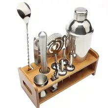 13 шт./компл. Нержавеющая сталь шейкер Смеситель вино мартини Бостонский шейкер Смеситель ликер бармен напиток вечерние Бар Инструмент 550 мл