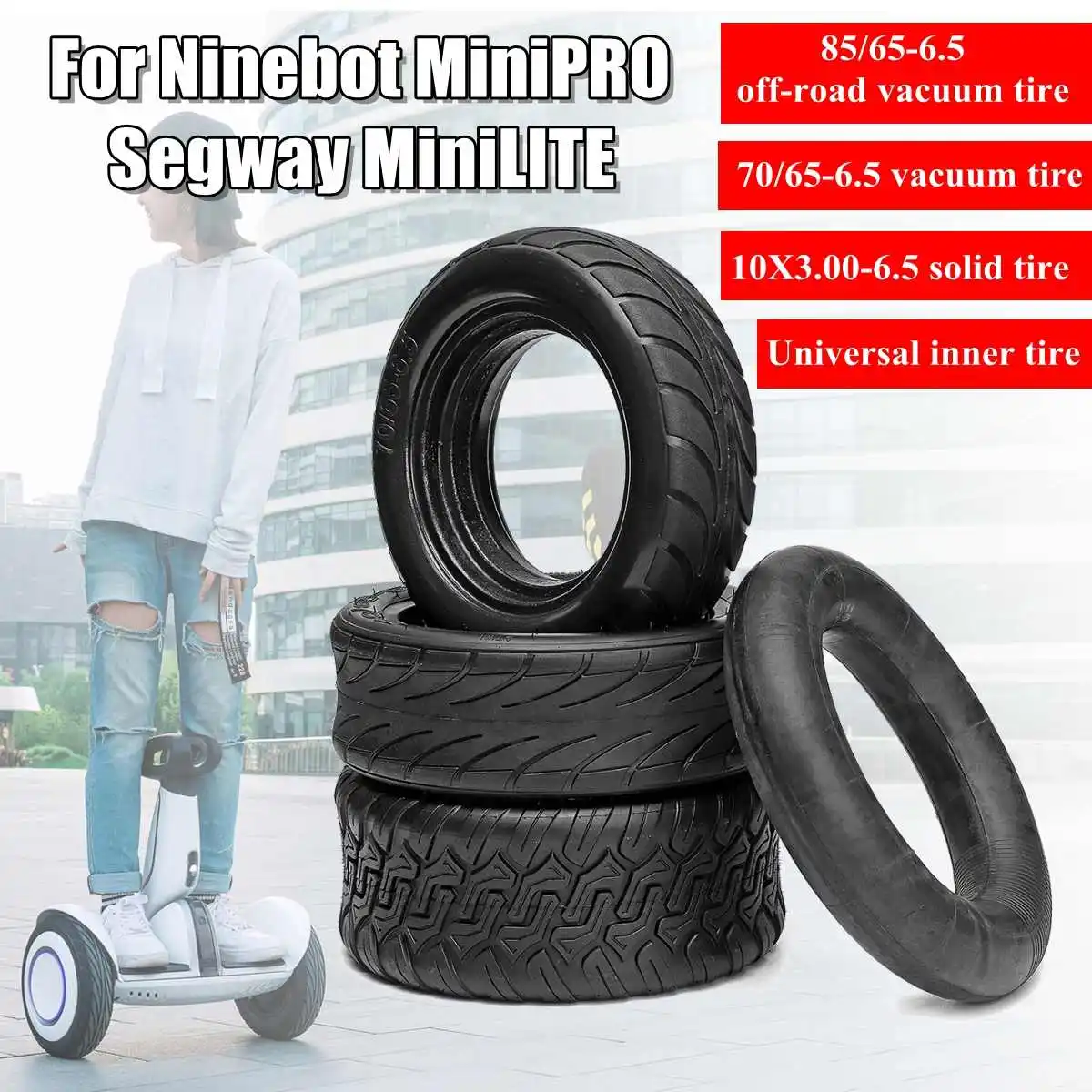 Ninebot MiniPRO внедорожная шина для скутера бескамерная самоката Segway MiniLITE|Скейтборд| |