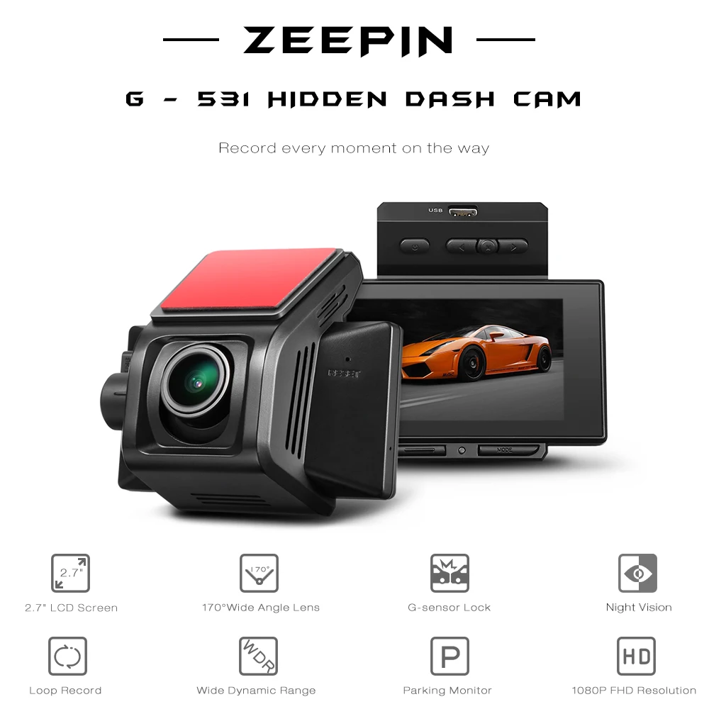 

Clearance! Video Car DVR Camera Cash Dam Full HD 1080P Car DVR Night Vision 170 Degree Drive Recorder G-Sensor Dvr Car