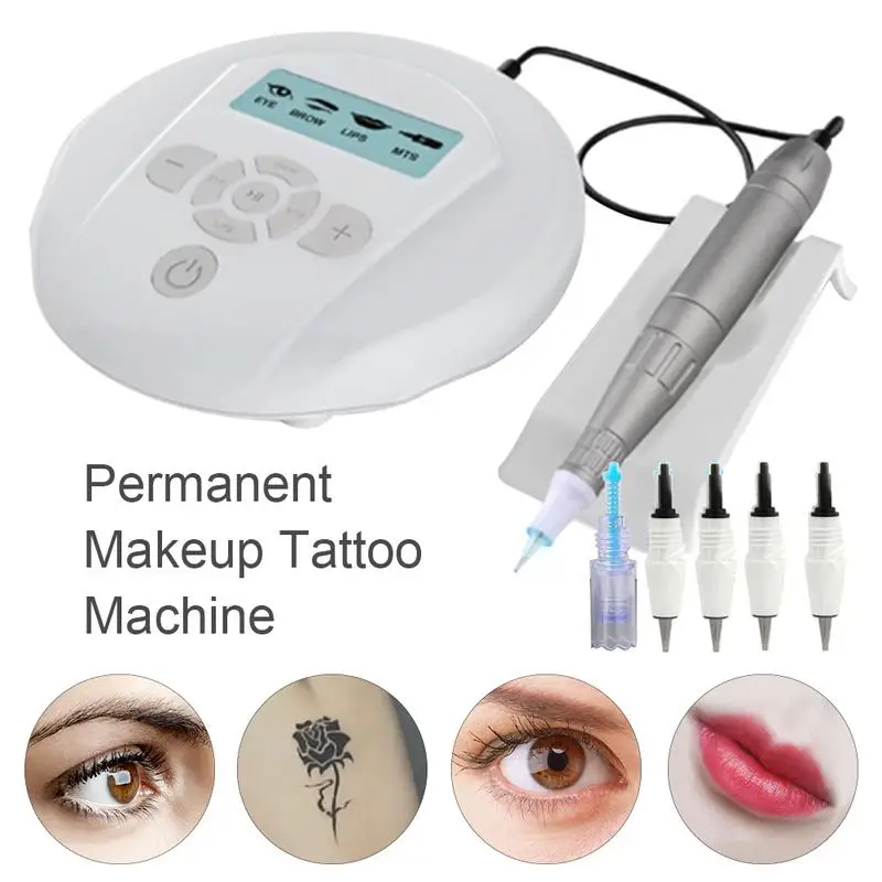 

Tattoo Micro Needle Machine Smooth Quiet With Powerful Rotating Motor Machine Permanent Makeup Eyebrows Lip Micropigmentation