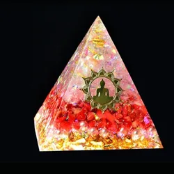 AURA REIKI Orgonite Pyramid Muladhara Chakra Ariel Natural Crystal Onyx Resin Crafts Accumulate Wealth Home Decoration Gifts AURA REIKI Orgonite Pyramid Muladhara Chakra Ariel Natural Crystal Onyx Resin Crafts Accumulate Wealth Home Decoration Gifts