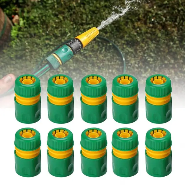 10Pcs 1 2 Garden Tap Water Hose Pipe Quick Connectors Irrigations Thread Joint System Garden Accessories 10Pcs 1/2" Garden Tap Water Hose Pipe Quick Connectors Irrigations Thread Joint System Garden Accessories