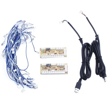 

FFYY-2X Zero Delay Arcade USB ENCODER PC TO JOYSTICK FOR 2PIN JOYSTICK & 4.8MM BUTTON