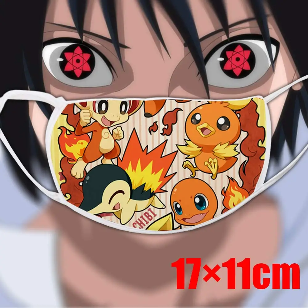 OHCOMICS Аниме Покемон go Squirtle Charmander Пылезащитная маска для рта и лица камуфляжное
