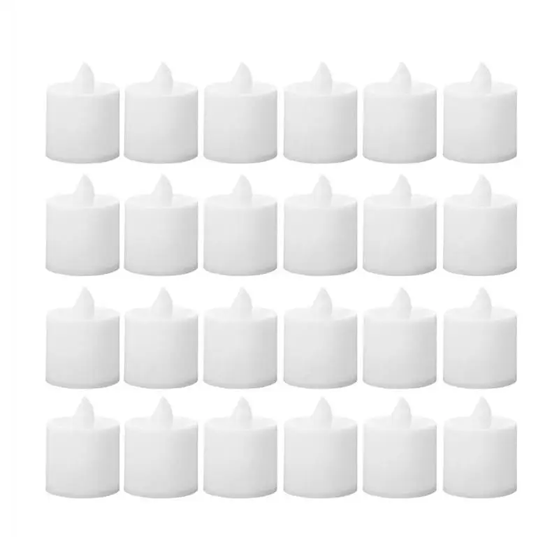 

24pcs LED Candles Battery Powered Simulation Multicolor Flashing Color Flame Tea Light For gifts, ktv, bar, restaurant,