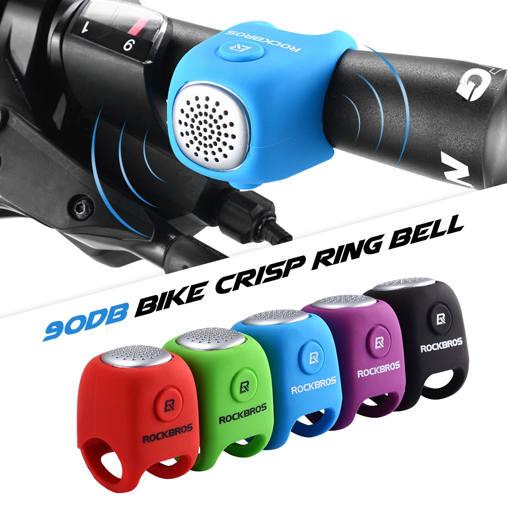 ROCKBROS 90DB Bike Handlebar Horn Bicycle Cycling Ring Bell Soft