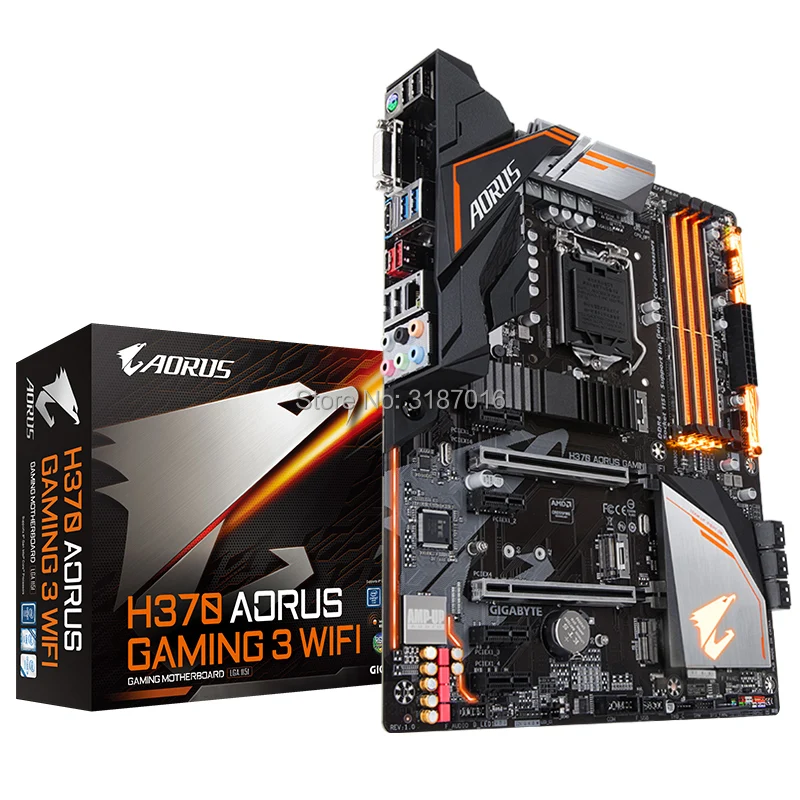 Для Gigabyte H370 AORUS Gaming 3 оригинальная новая материнская плата Socket LGA 1151 DDR4 с