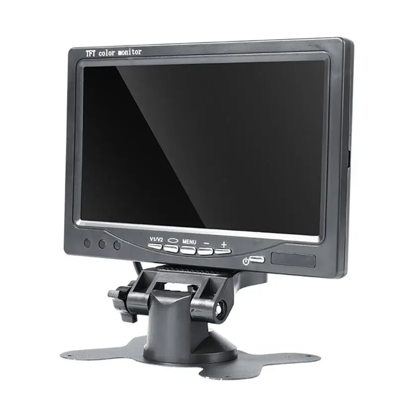 

Car Rear View Backup Reverse Parking Display Foldable 7 Inch TFT LCD HD Screen Monitor DVD VCR Headrest Rearview Monitor