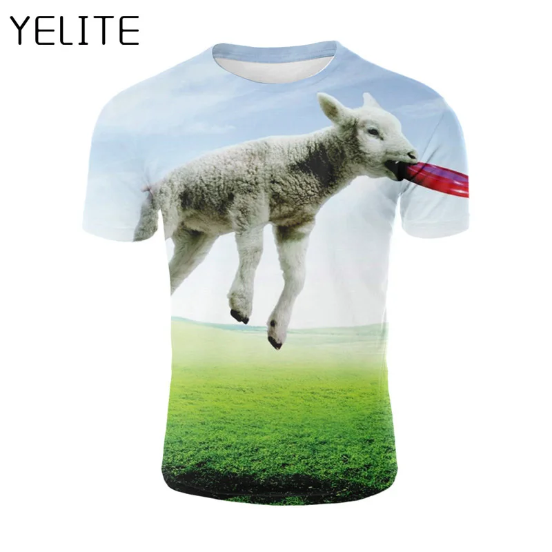 YELITE 2019 прыжки трава китайский мем &quotMud Horse&quot 3D принт Животные забавные с принтом