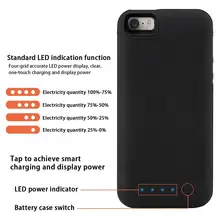 CASEWIN Батарея Зарядное устройство чехол для iPhone SE 5SE 5 5S 4000 мАч Мощность банка зарядки чехол Мощность банк Зарядное устройство чехол для iPhone 5 Чехол