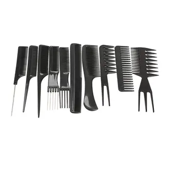 

10pcs hairdressing combs Womens Hair Comb Make Up Comb Professional Comb Anti-static Hair Brush Set hairdressing brush hair