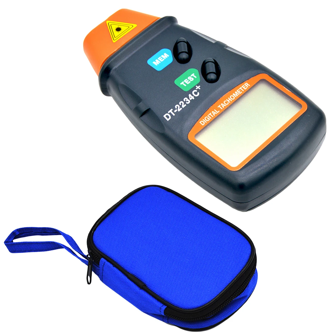 

1pc Non Contact Tach Tool Handheld Digital Laser Photo Tachometer Tester RPM Motors DC 9V 2.5RPM -99,999RPM