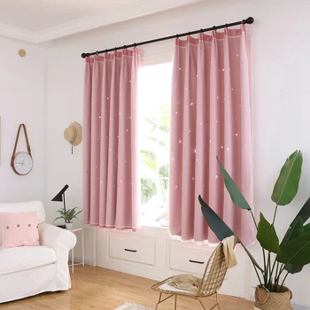 

High Quality Double Layer Darkening Window Curtain for Bedroom cortains Household Decor Blackout cortains