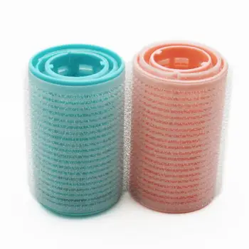 

6pcs New Standard Beauty Rollers Hair Curlers Plastic Hair Curler DIY Self-use Self-adhesive Hair Curler Random Color Select