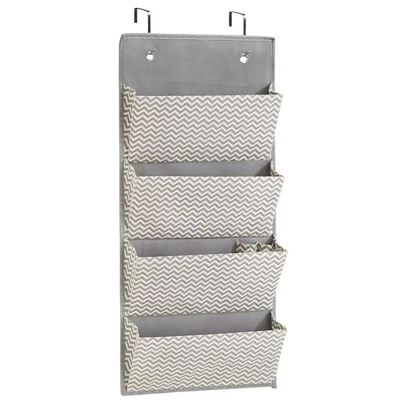 

4 Layers Closet Hanging Storage Bag Wall Door Wardrobe Nonwoven Organizer for Kitchen Bathroom Home Bedroom