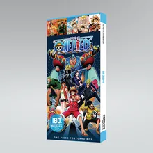 Аниме Одна деталь Луффи закон Зоро Санджи Фанарт 180 шт. Почтовые открытки Стикеры артбук брошюры подарок Косплэй реквизит книги