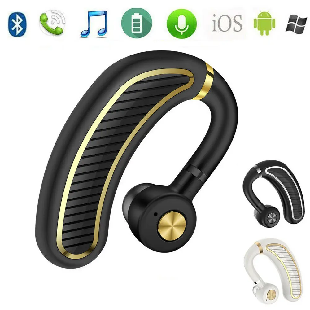 

NoEnName_Nul New Sweatproof Wireless Bluetooth Headset Stereo Headphone Earphone Sport Handfree
