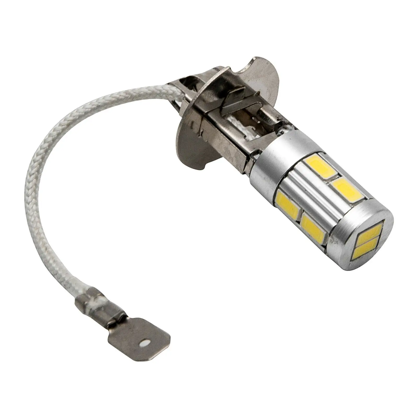 2xH3 5630 SMD 10 светодиодные лампы ксеноновые белые 6000K 12 В Автомобильные