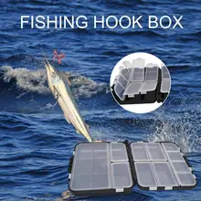 Водостойкая пластиковая рыболовная снасть Мини Портативная рыболовная приманка крючковая снасть приманка Организатор хранения данных контейнер Аксессуары для рыбалки
