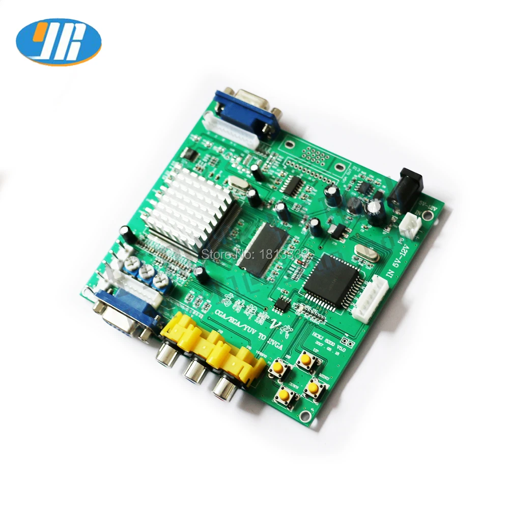 

Arcade Game PCB RGB/CGA/EGA/YUV VGA HD CGA To VGA Video Converter Board CRT To VGA For Slot Game board