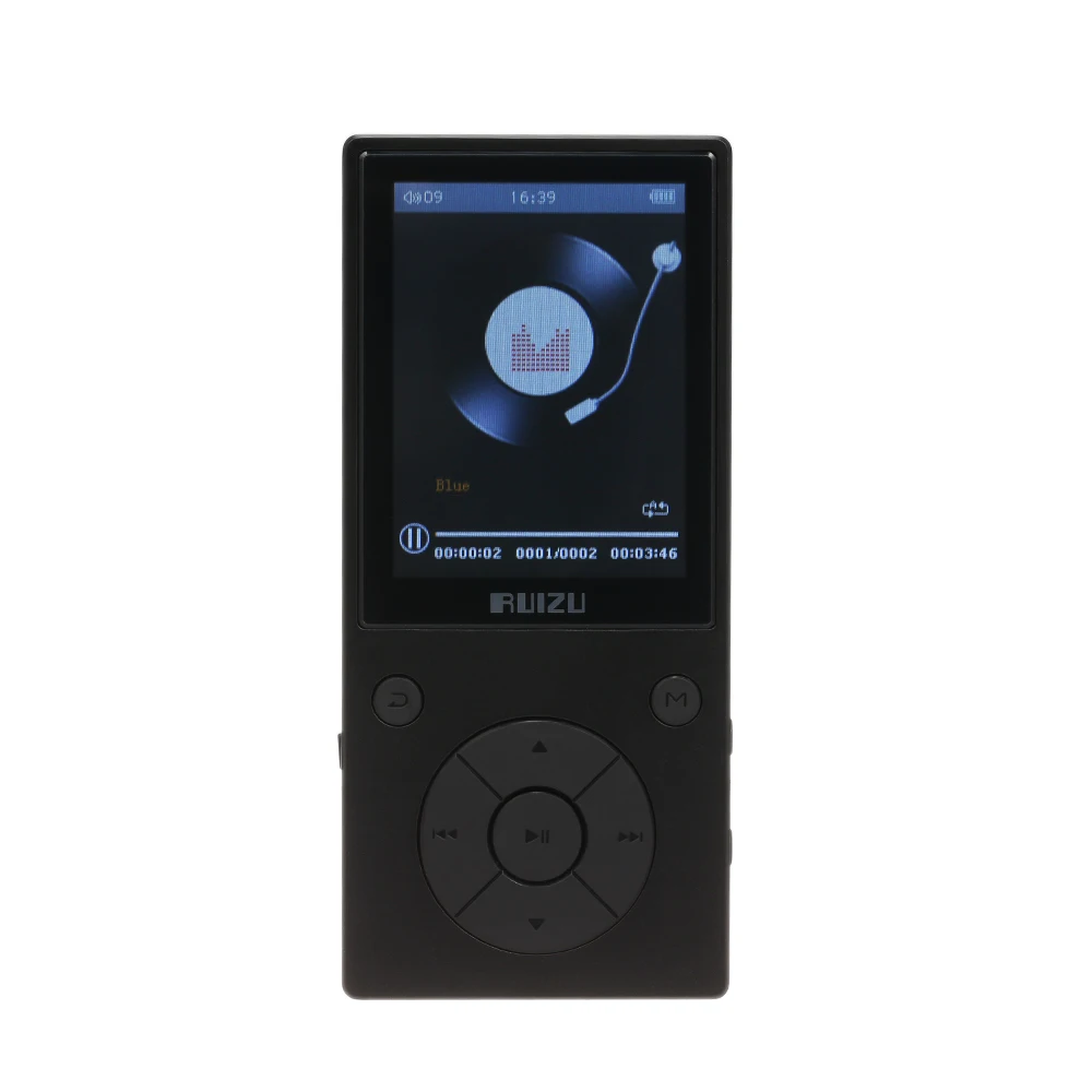 

D11 8GB MP3 Player Bluetooth Music Player FM Radio Voice Recorder TF Card Slot 3.5mm Earphone Built-in Mic Speaker