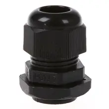 CNIM Горячая 5 шт. PG13.5 черный пластик Водонепроницаемый Разъемы Кабельные сальники кабельный ввод