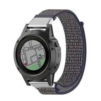

For Garmin Fenix 5 Forerunner 935 Quatix 5 Sapphire Approach S60 Quick Release Nylon Sports Band Strap Wrist Band