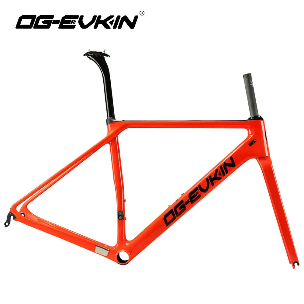 2018 OG-EVKIN DI2&ampMechanical Bright Carbon Road Bike Frame XS S M L Frameset BICICLETTA Ciclismo Bicycle | Спорт и развлечения